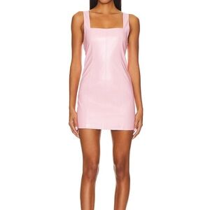 Show me your mumu faux leather dress